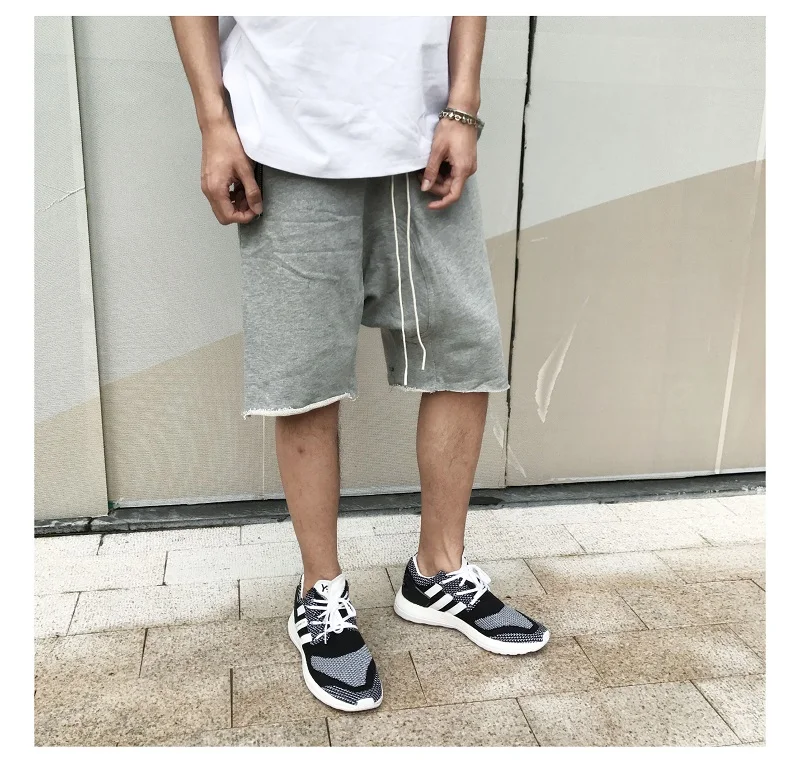 Tide бренд Drawstring Off-line шорты мужские брюки американский стиль уличные хип-хоп брюки Tide повседневные шорты