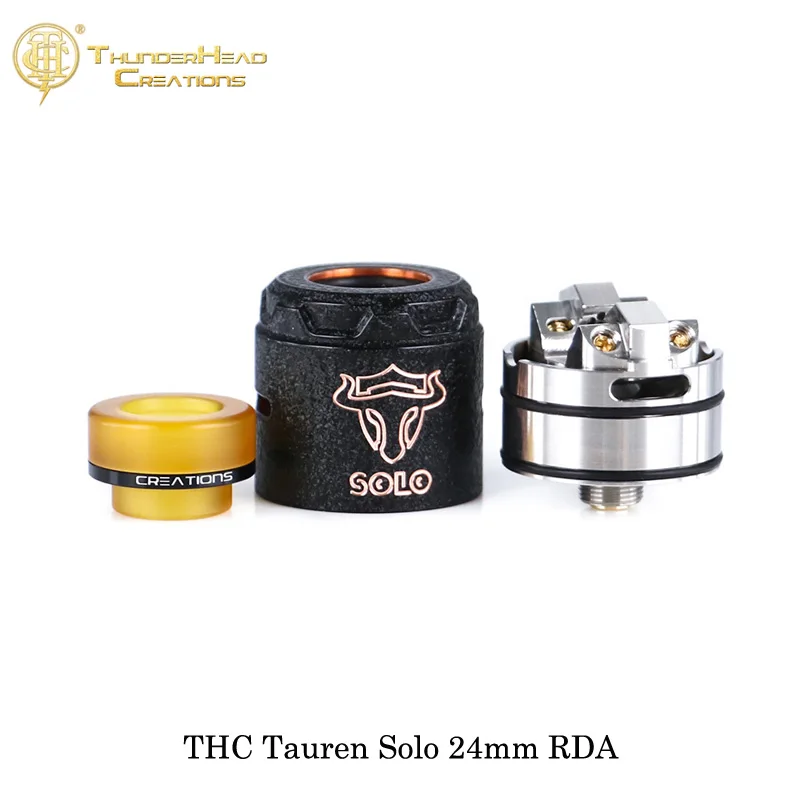 Электронные сигареты ThunderHead Creations THC Таурен Solo 24 мм RDA 2 мл емкость одна катушка Vape