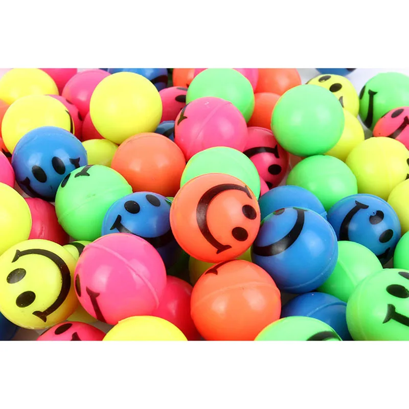 

Bouncing Balls Smile expression Cartoon Jumping Balls Rubber Outdoor Bath Toys Child Sports Games Elastic Juggling Children Toy
