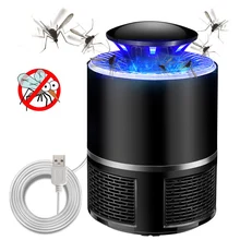 New Type USB Electric Mosquito Killer Photocatalyst Anti Mosquito Insect Killer Lamp with LED Bug Zapper Pest Repellent Lamp electronic mosquito killer lamp smart photocatalyst light bug insect mosquito repellent repeller zapper with us plug adapter