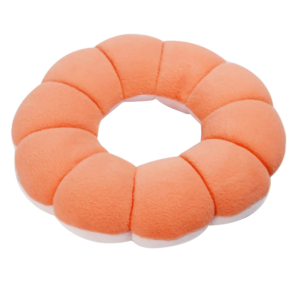 Donut Ring Cervical Neck Pillow Outdoor Sports Car Decoration Travel Twist Flower Shape Pillow