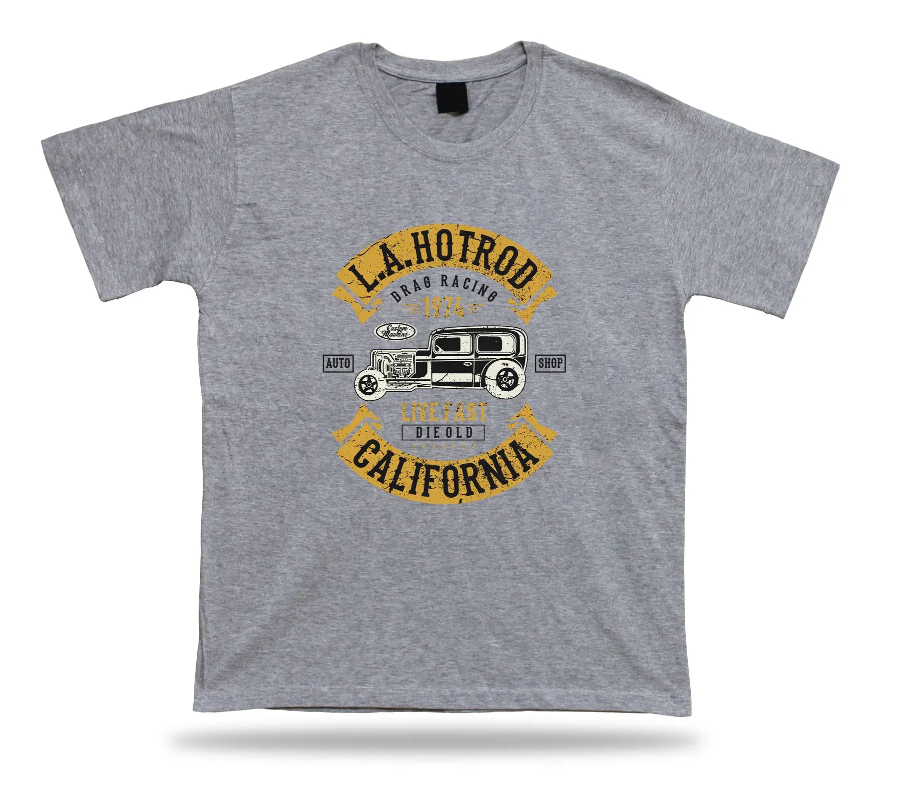 L. A Hotrod drag racing California винтажная Новая одежда дизайн уникальная идея футболка