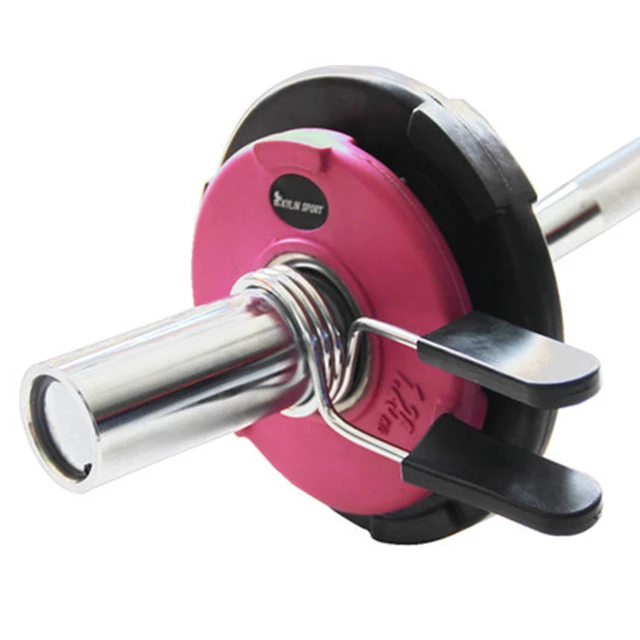 1 Pair 25mm Standard Barbell Gym Weight Bar Dumbbell Lock Clamp Spring
