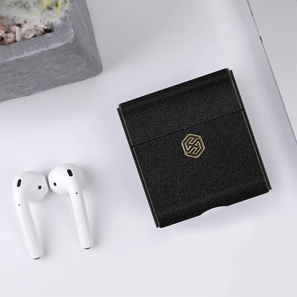 For Airpods 2 Case Protective PU Leather Flip Cover (10)
