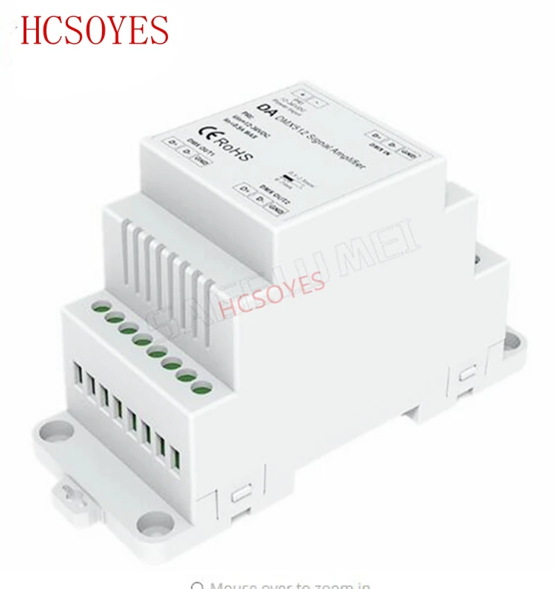Усилитель сигнала DA DIN Rail DMX 512 5 в пост. Тока 12 В 24 В|Контролеры RGB| |