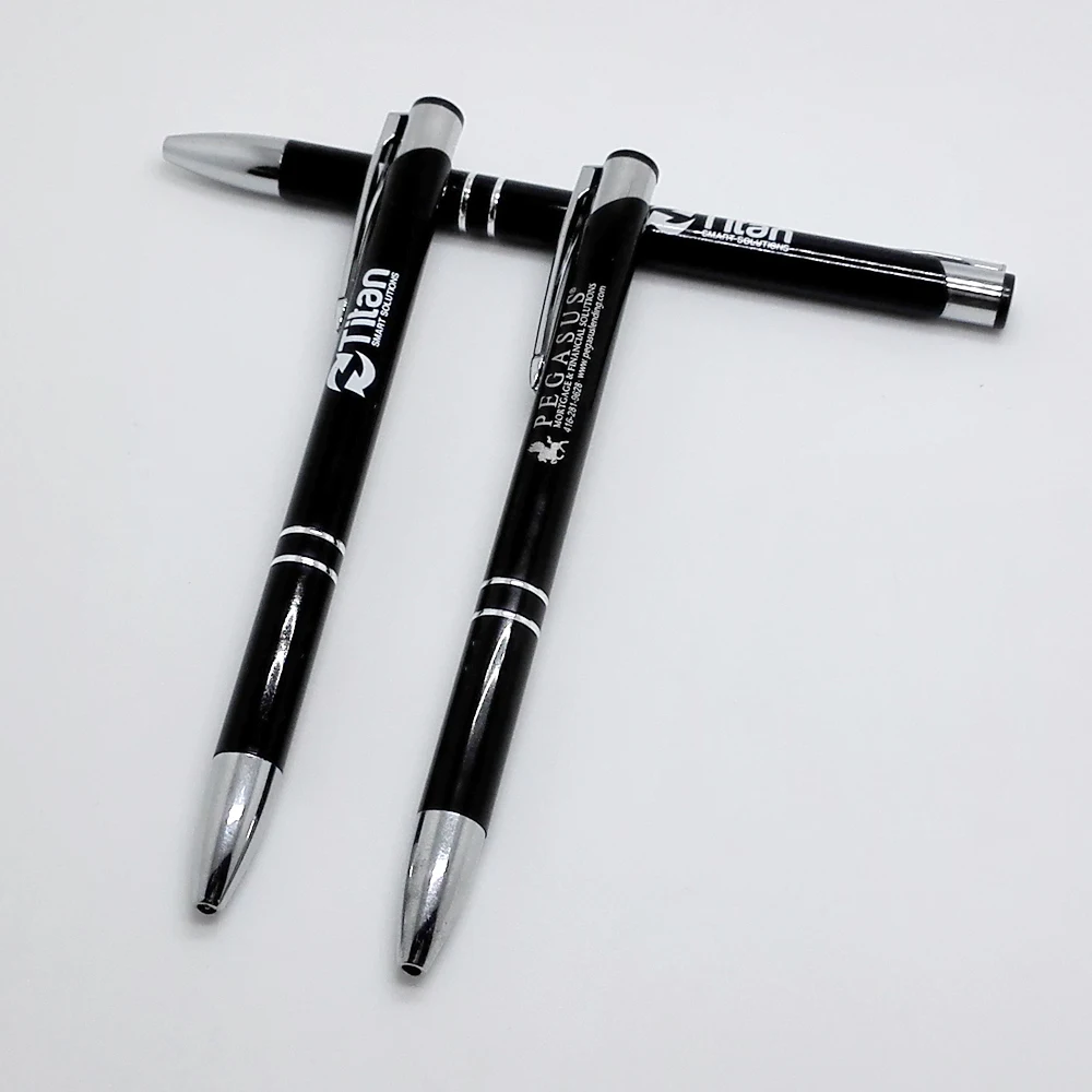 

Many Colors hot selling ballpoint pens custom printed free with your logo and brand text 100pcs a lot