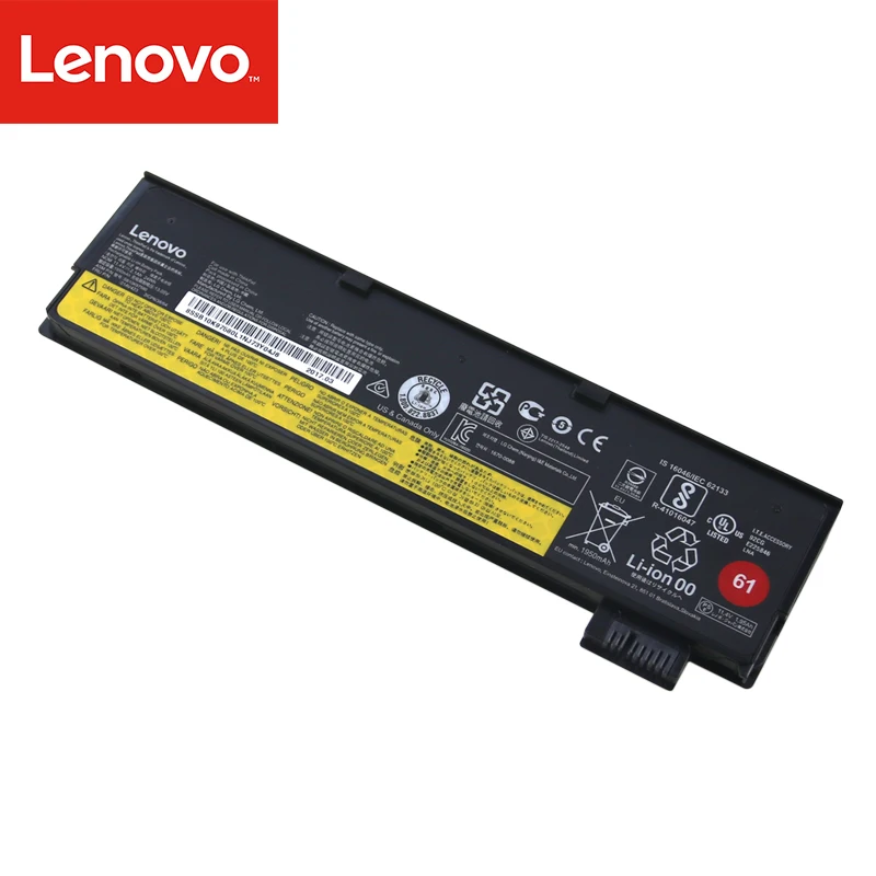 Оригинальный аккумулятор для ноутбука Lenovo Thinkpad T480 T470 T580 T570 P52S P51S 01AV427 01AV423 SB10K97580 11 4