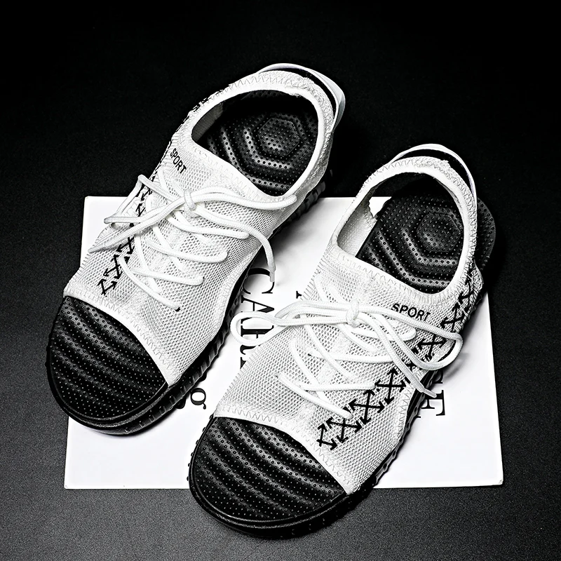 Men Sport Sandals Workout Fishing Trekking Hiking Sneakers Air Mesh Barefoot Shoes Breathable Crocse Zapatillas Quick Drying Sea