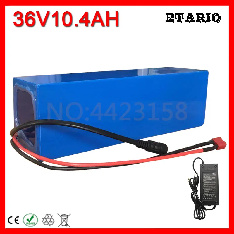 Flash Deal Free Custom Tax 36V 10AH Electric Bike Battery 36 Volt Lithium Battery with PVC case for 36V 10AH Ebike Battery 42V 2A Charger 0