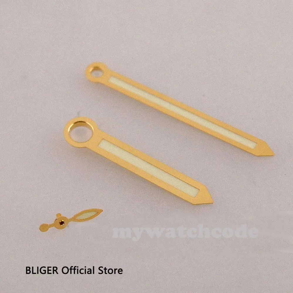 New design Bliger Gold rose satinless steel watch hands for 6497 6498 ST36 movement men's H1 | Наручные часы