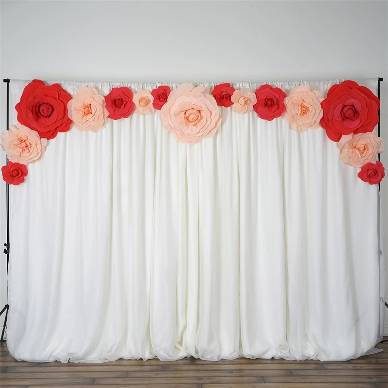 

artificial flowers for decoration/paper flowers / flower backdrop 50 pcs/lot Free Shipping