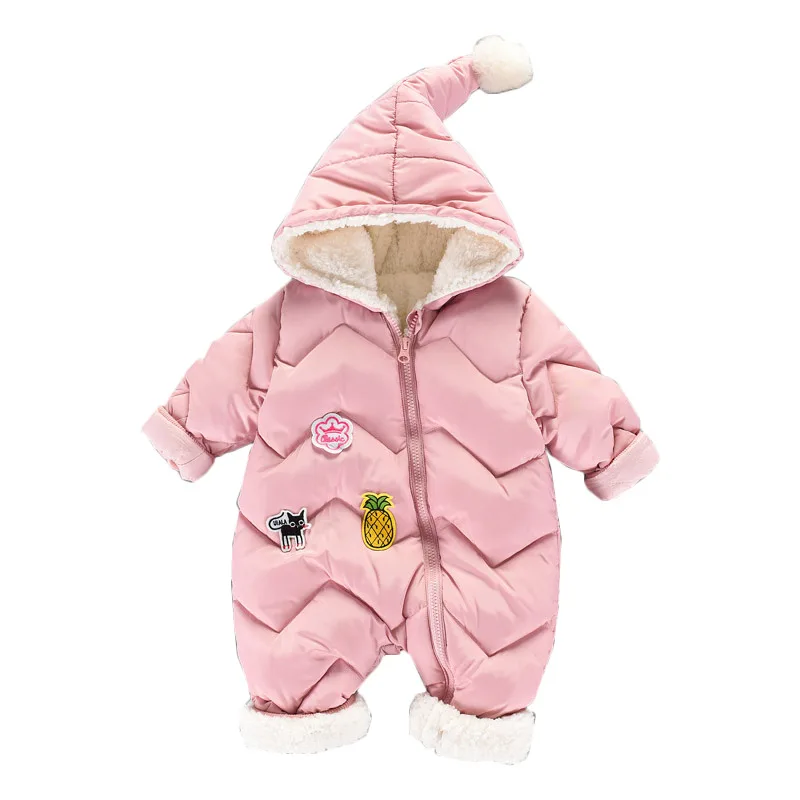 Ropa de bebé recién nacido niños niñas mamelucos invierno grueso cremallera algodón bebé traje de nieve polar cálido niño monos rupas Bebes Ropa de bebé recién nacido niños niñas mamelucos invierno grueso cremallera algodón bebé traje de nieve polar cálido niño monos rupas Bebes