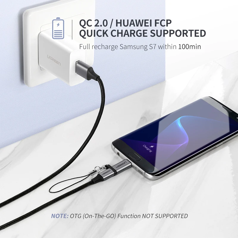 Адаптер Ugreen USB Type C переходник типа на Micro Мама папа для Xiaomi Samsung кабель передачи