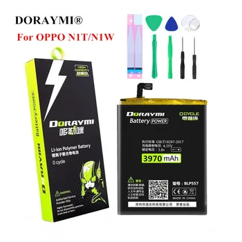 

DORAYMI 3970mAh BLP557 Battery for OPPO N1 N1T N1W Mobile Phone Replacement Batteries Lithium Polymer Bateria + Tools
