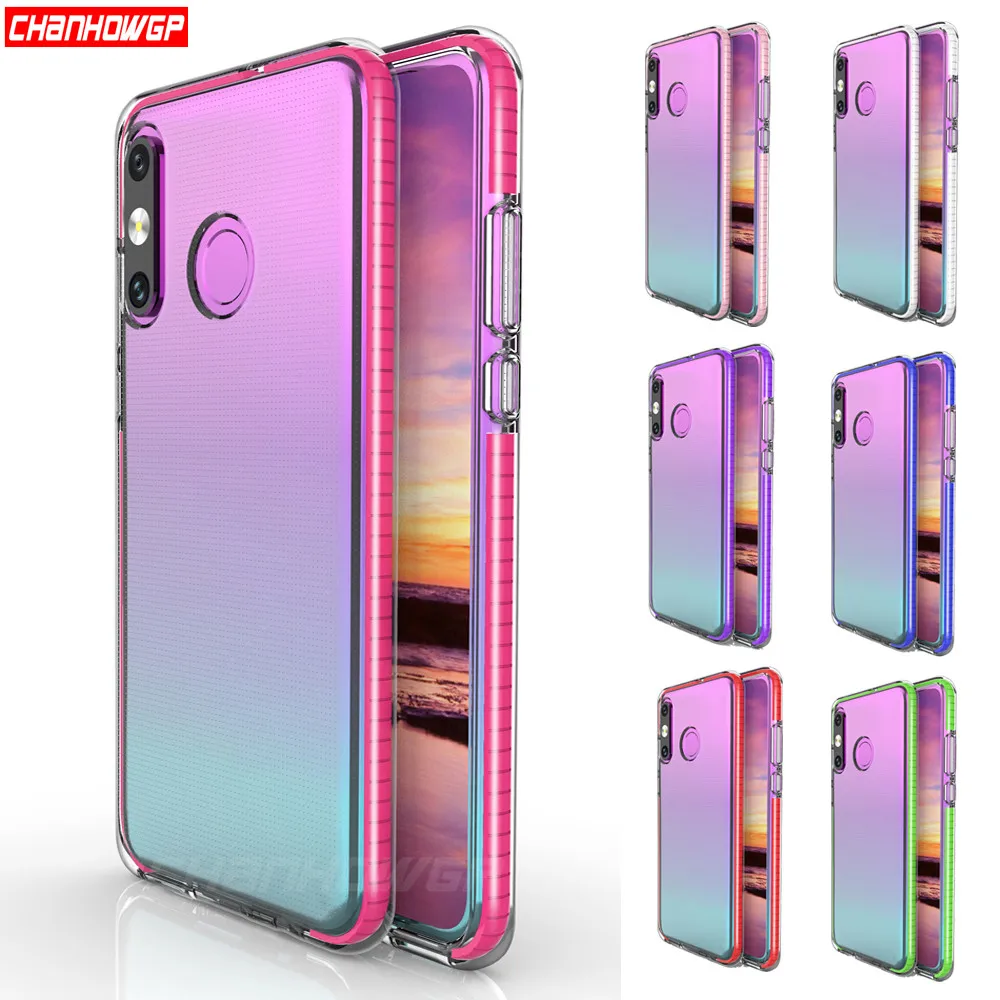 

Clear Two tone Silicone TPU Case For Xiaomi Redmi Note 7 6 Pro Cover Cases For Redmi 7 6A 6Pro Xiaomi Mi A2 Lite Mi 8 9 Funda