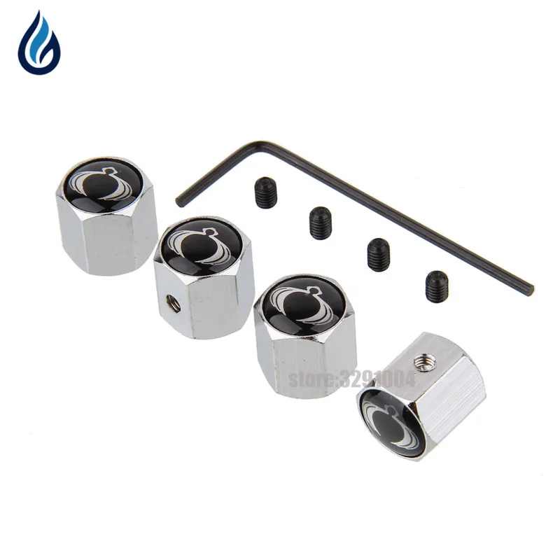

Car Accessories Wheel Tire Valves Caps Anti-Theft Cover For Ssangyong Logo ActYon Tivolan Korando Rodius Chairman W Rexton Kyron
