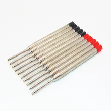 10 шт вы пинг черные и красные чернила заправка Средний Ballpoint шариковая ручка