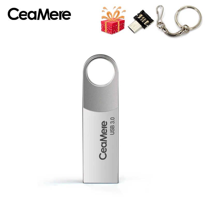 CeaMere USB флеш-накопитель 256 ГБ/128 ГБ/64 Гб/32 ГБ/16 ГБ флеш-накопитель Флешка флеш-накопитель USB 3,0 карта памяти USB диск бесплатно OTG