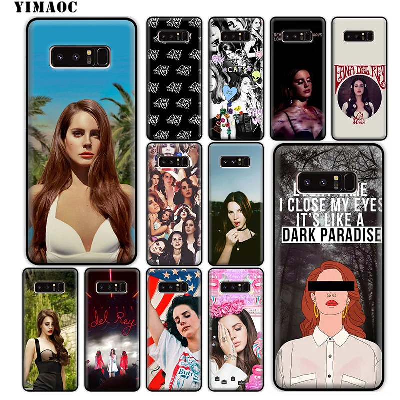 Мягкий силиконовый чехол YIMAOC Lana Del Rey для samsung Galaxy S10 S10e S9 S8 Plus S7 S6 Edge J6 |