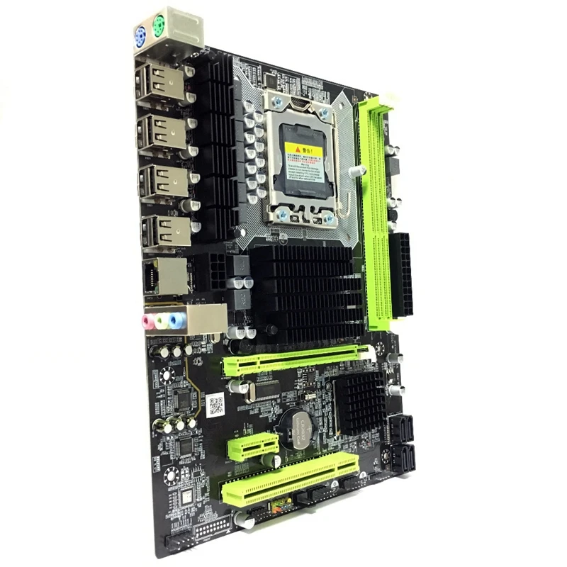 X58 Материнская плата Lga 1366 Ddr3 Ecc/Reg поддержка памяти для Xeon X5550 X5675 X5680 X5690 E5520 E5540 сервер