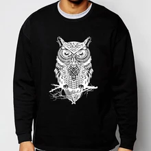 Новинка весна зима мода сова животное Толстовка Толстовки Хип Хоп Стиль Уличная приталенная брендовая одежда спортивный костюм для мужчин