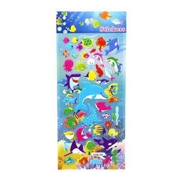 

NICEXMAS 4pcs 3D Bubbles Stickers Decorative DIY Crafts Cartoon Early Learning Stickers for Notebook Scrapbooking Kids