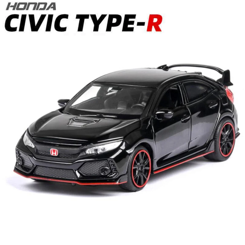 1:32 HONDA CIVIC TYPE R игрушечный автомобиль металлическая игрушка Diecasts & Toy транспортные