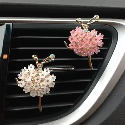 Автомобиль-Стайлинг wupp освежители автомобиль Любить подарок воздуха на выходе Ароматные Духи Балетные костюмы для девочек диффузор