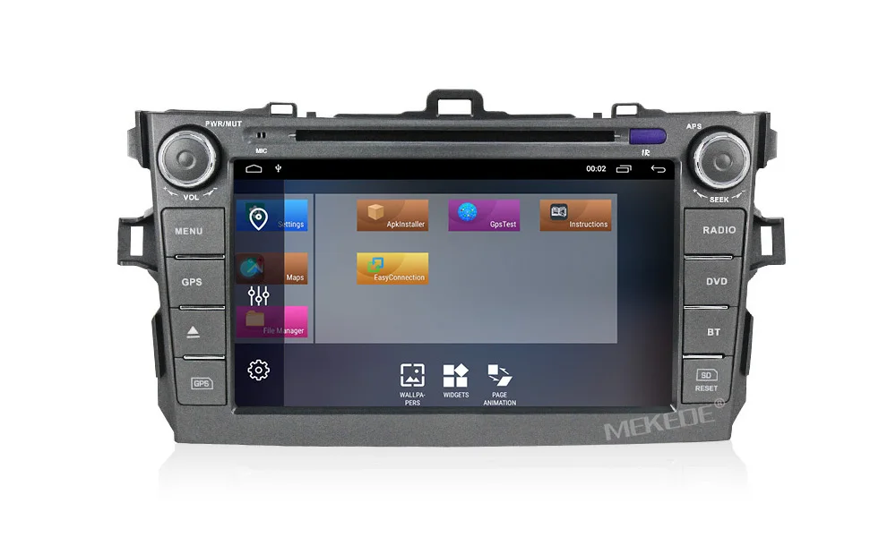 Clearance mekede android 9.1 2+32g   Car Multimedia Playe navigation for Toyota corolla 2007 2008 2009 2010 2011 car dvd radio gps stereo 16