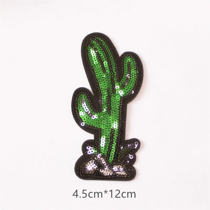 

New Cute Cactus Patch Sequin Cloth Patch Embroidery Patch