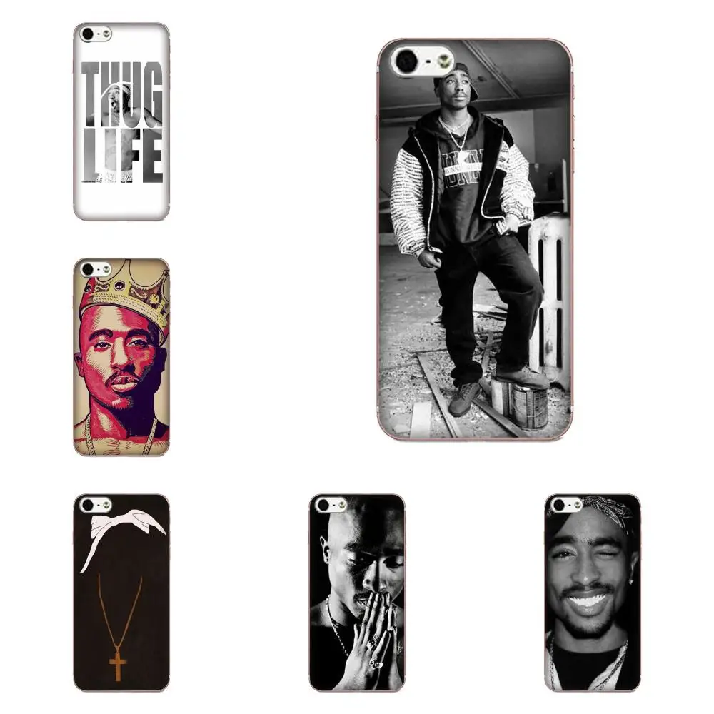 

Soft Bags Cases For Samsung Galaxy Note 5 8 9 S3 S4 S5 S6 S7 S8 S9 S10 mini Edge Plus Lite 2pac Tupac Shakur Rap Singer