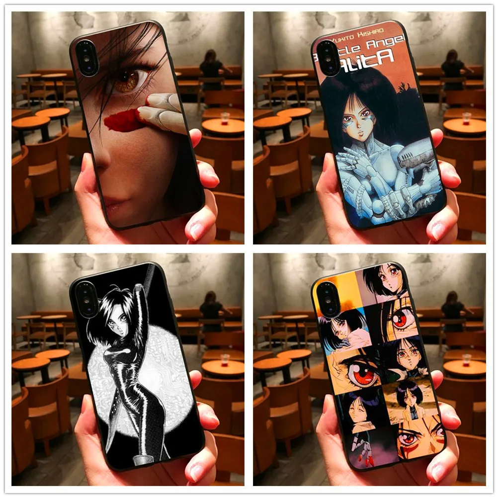 Чехол для samsung Galaxy 8 9 plus Alita Battle Angel Доминантный защитный чехол iPhone X 7 6 S Plus 5s XR XS XSMAX |