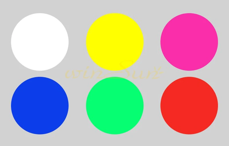 6 colors follow spot lighting 17R