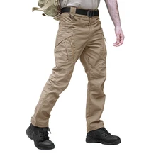 Тактические штаны, армейские военные брюки карго, мужские X7 IX9 армейские брюки, повседневные рабочие брюки SWAT, тонкие мешковатые брюки с карманами