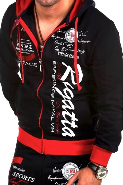 80% OFF ZOGAA New Men's Casual Tracksuit Two Piece Set Sportswear Elastic Waist Pants Letter Printed Hooded Unique Sports Set Sweat Suit