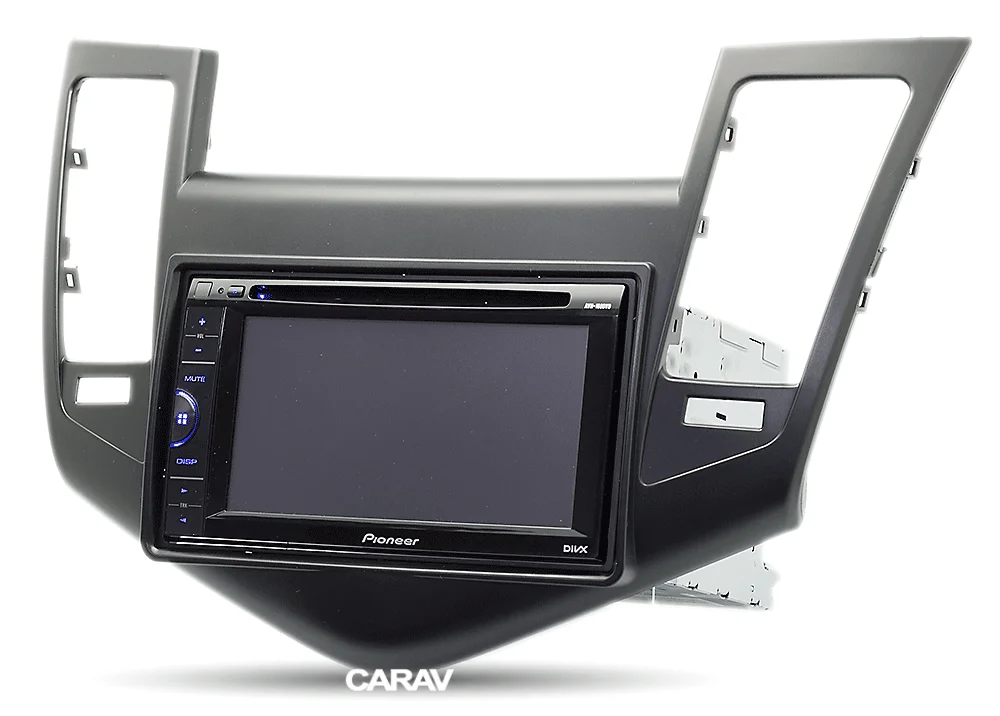 Радио фасции Для CHEVROLET Cruze 2009+ двойной Din Радио DVD стерео CD панель тире крепление CARAV 11-128