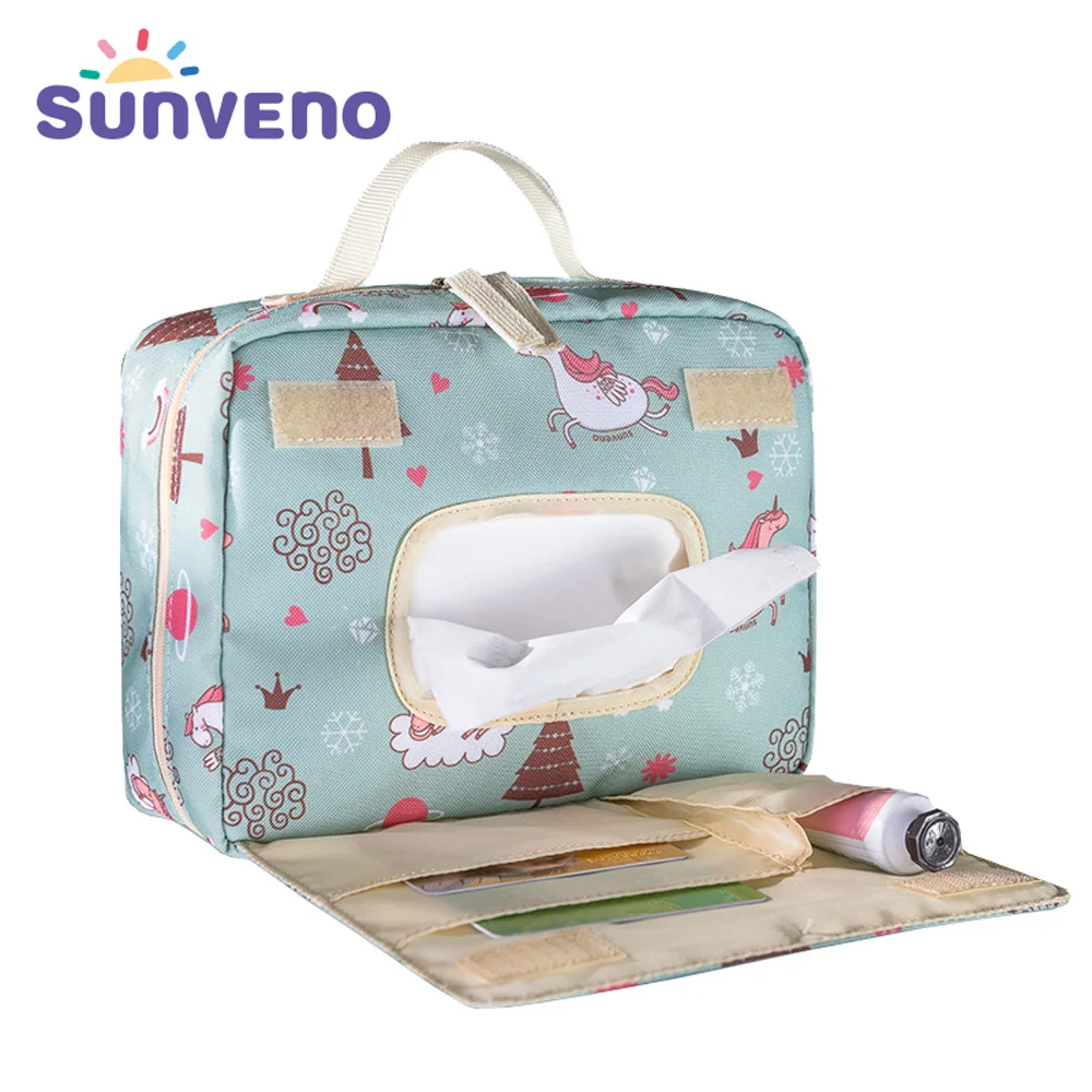 SUNVENO Fashion Wet Bag Waterproof Diaper Bag Washable Cloth Diaper