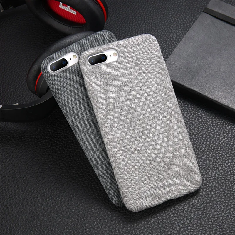 Новый тканевый Ультратонкий силиконовый чехол для телефона iPhone X XS с текстурой 6 6s