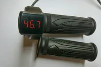 Electric Bike Digital Twist Throttle Grip 12-99VHandlebar Scooter Bicycle Accelerator with LCD Display Indicator E-Bike Throttle 6