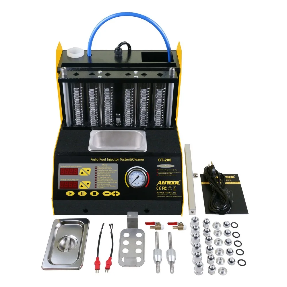 

Autool CT200 Fuel Petrol Motorcycle Injector Cleaner&Tester Ultrasonic 110V/220V