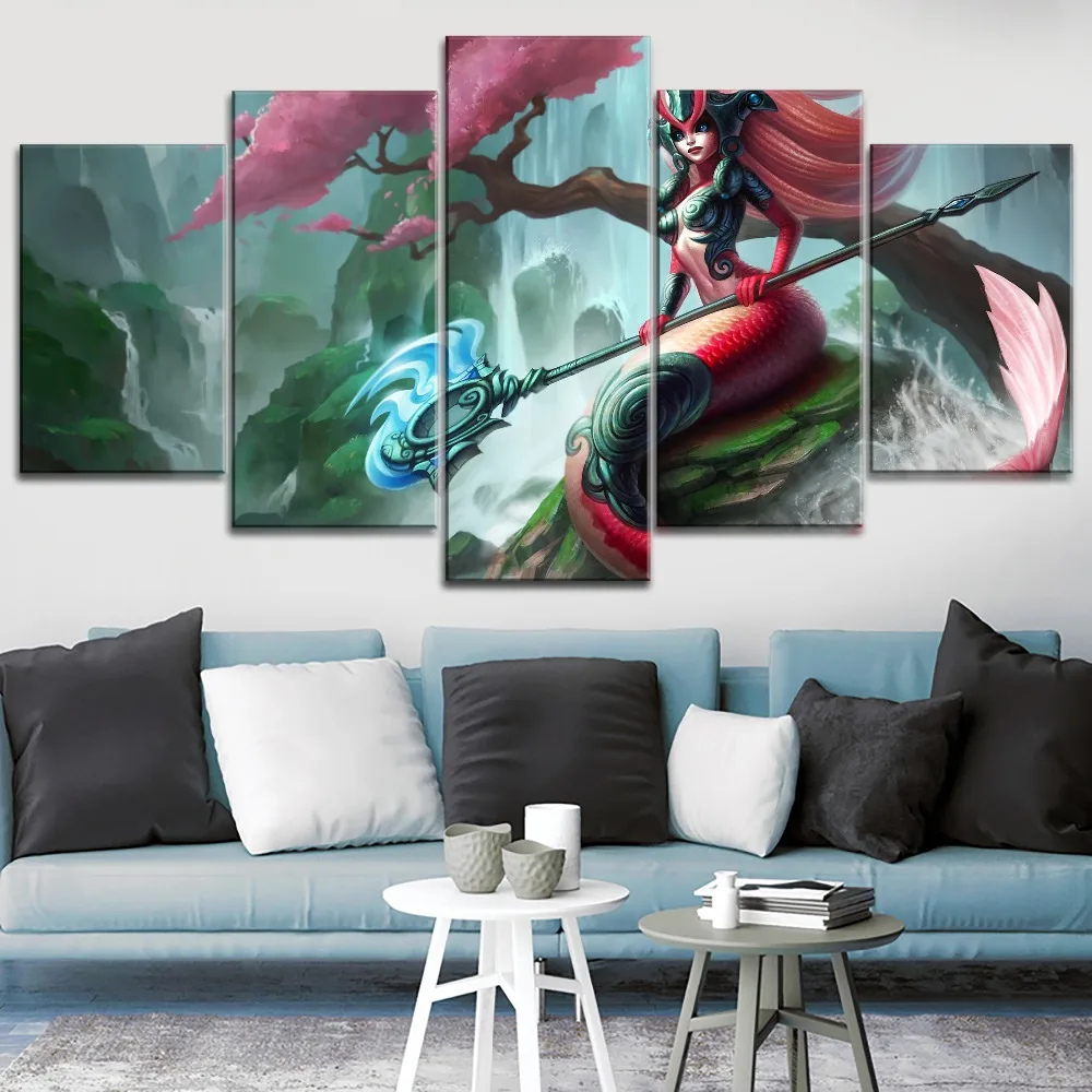 5-Piece-Game-League-of-Legends-Nami-Poster-Modern-Canvas-Printing-Type-Style-Home-Decorative-Wall (1)