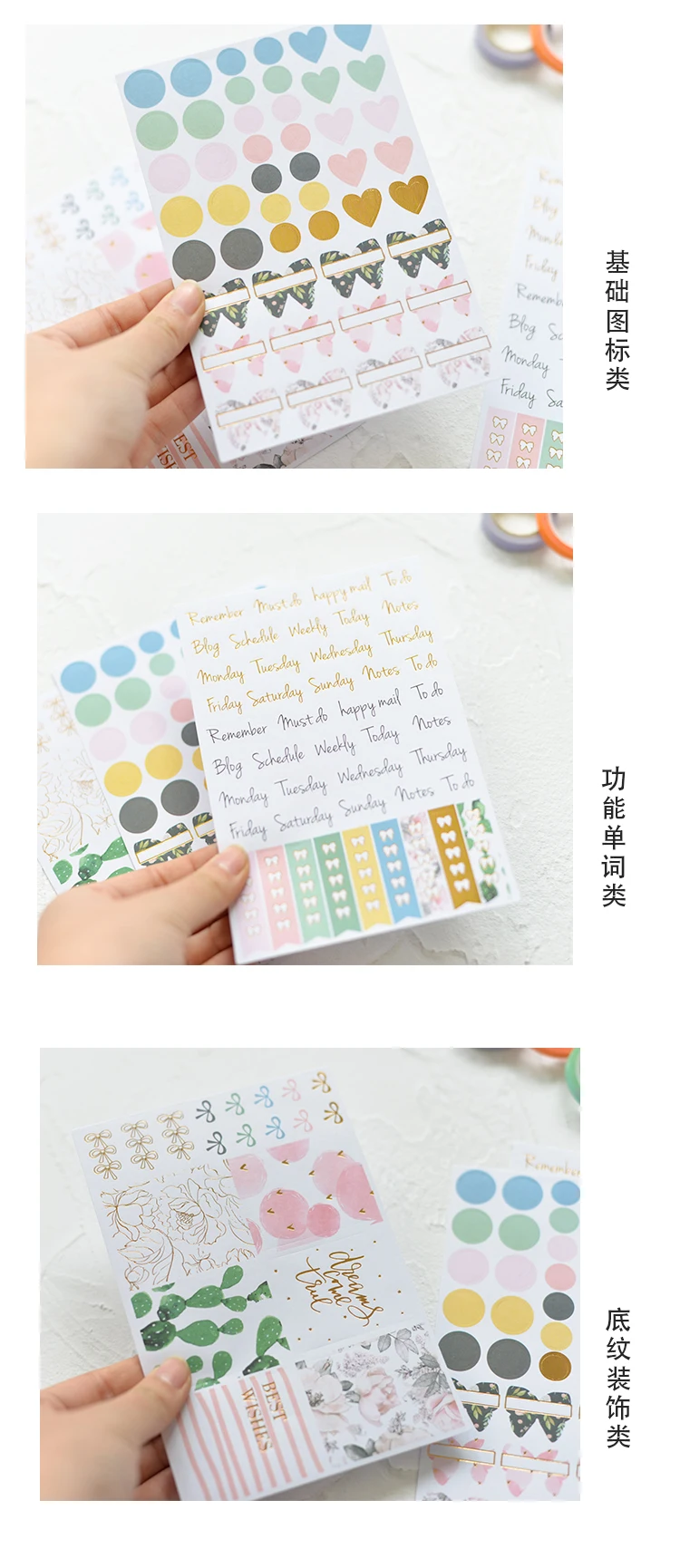 Lovedoki восстановление серии HAPPY planner Kikki. k блокнот декоративные наклейки s самоклеющиеся наклейки дневник в стиле Скрапбукинг Diy инструмент