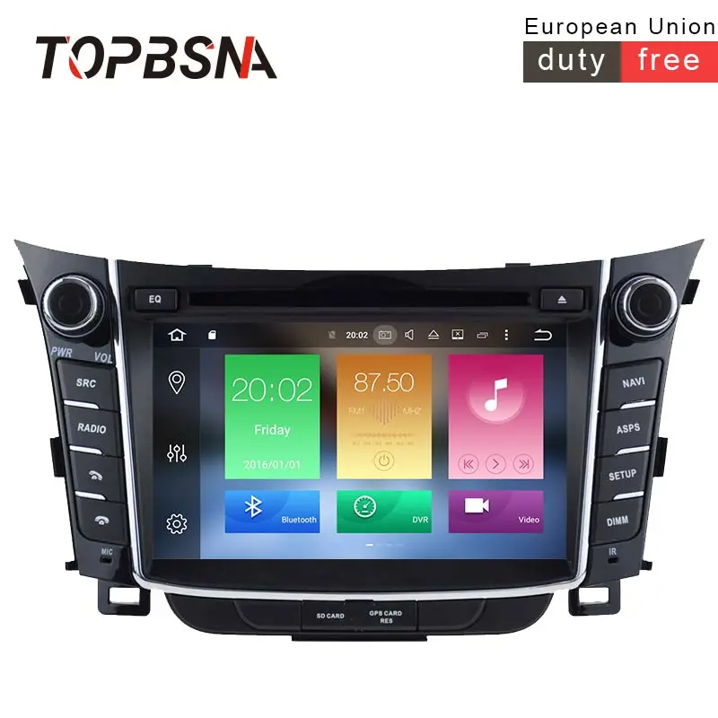 TOPBSNA 2 DIN 4G+32G Android 8.0 Car DVD Player For HYUNDAI i30 2011 2012 2013 Multimedia GPS Navigation Radio Audio WIFI Stereo TOPBSNA 2 DIN 4G+32G Android 8.0 Car DVD Player For HYUNDAI i30 2011 2012 2013 Multimedia GPS Navigation Radio Audio WIFI Stereo