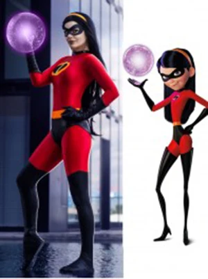 Суперсемейка Elastigirl Helen Parr спандекс костюм супергероя женщина зентай боди для горячая Распродажа на Хэллоуин