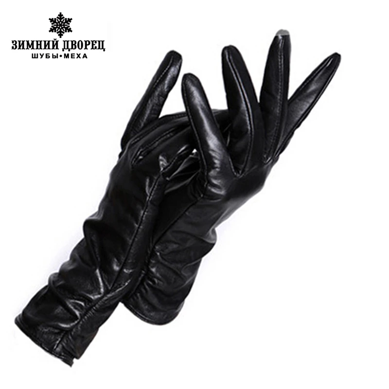 Genuine Leather Gloves Winter Dress Gloves Black Sizes from Small to 4XL