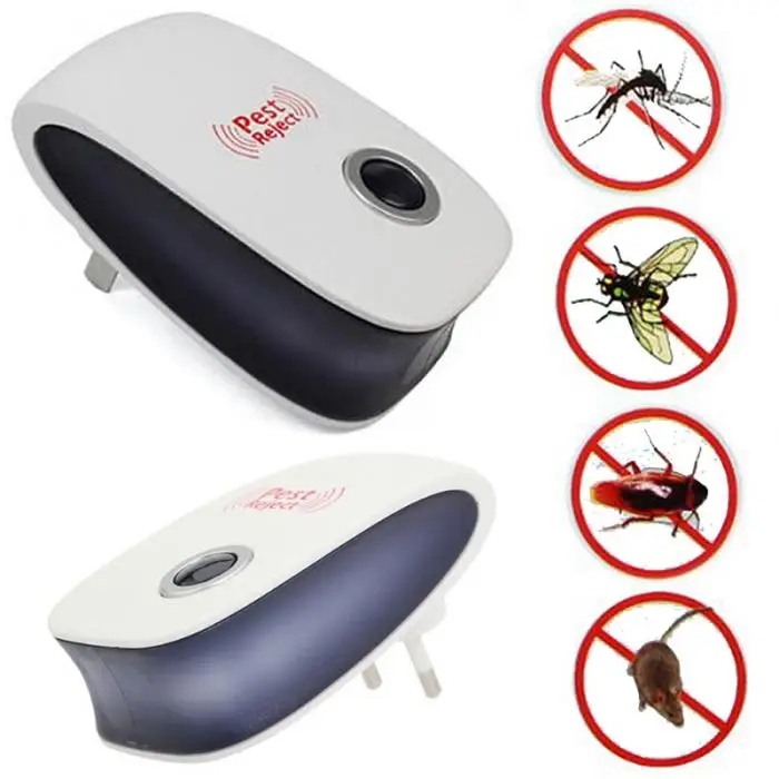 Worm insect burglar font b alarm b font Defence Ultrasonic Electro Magnetic Drive Pest Midge Rat
