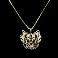 Yorkshire Terrier Pendant Necklace for Women