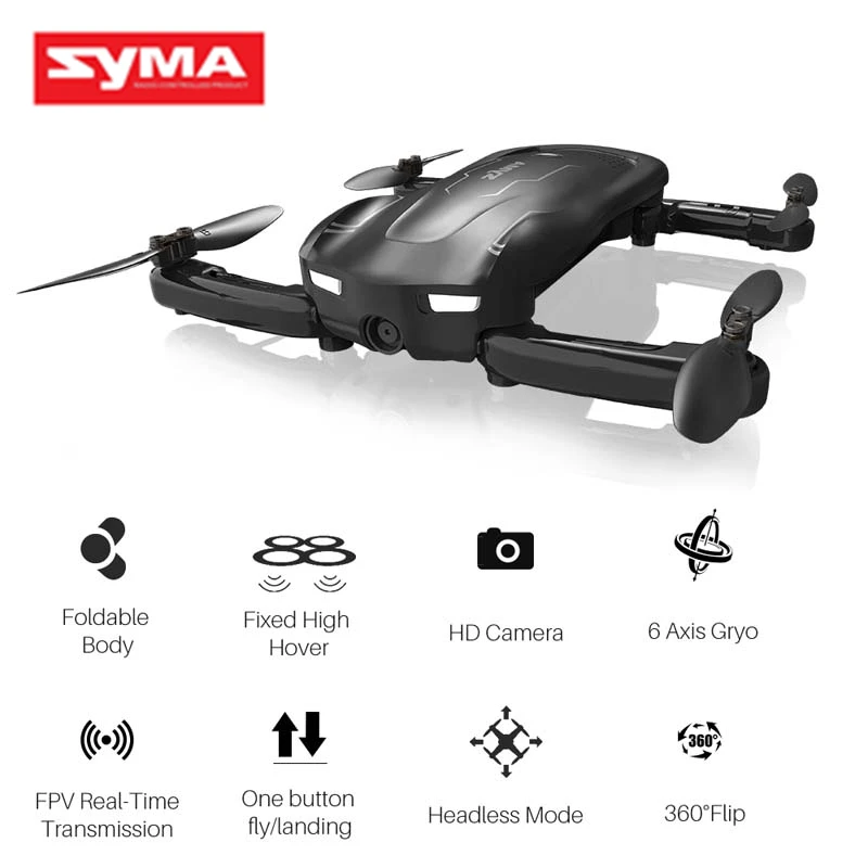 

SYMA Z1 720P WIFI FPV Optical Flow Altitude Hold / Headless Mode Support APP Control Mini Foldable Pocket Drone RC Quadcopter