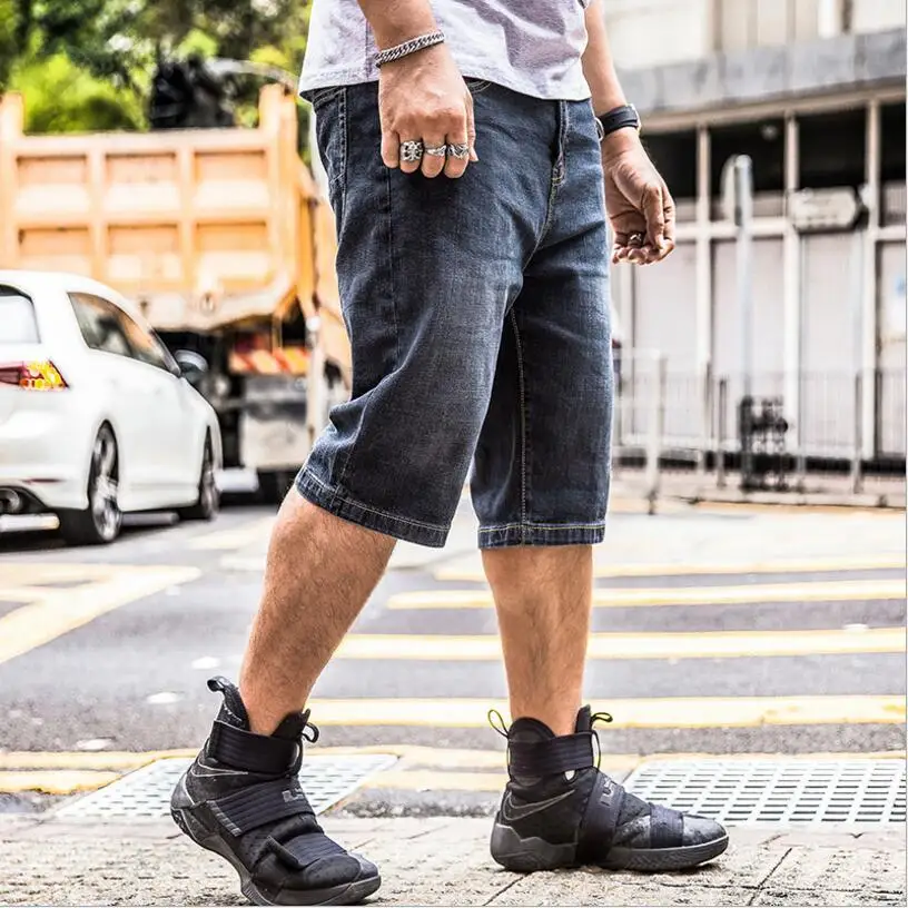 Loose Short Jeans Men Summer Large Size 