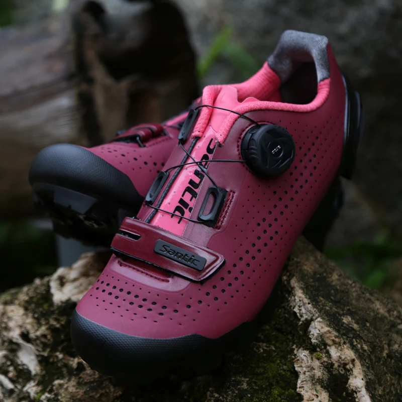 mens pink cycling shoes
